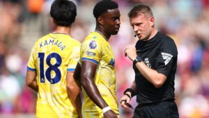 New Premier League referee admitted he made a “mistake” on the opening weekend when he disallowed a goal for Crystal Palace