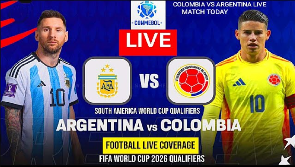 Stream Argentina vs Colombia World cup qualifiers 2024 Today match